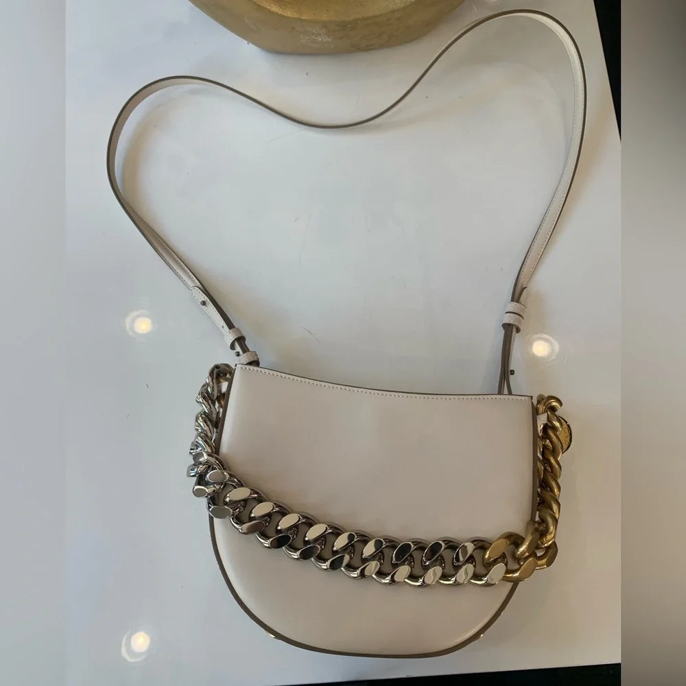 Stella McCartney Ivory Frayme Small Shoulder Bag - Picture 8 of 8